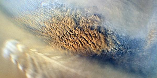 Martian dust storm